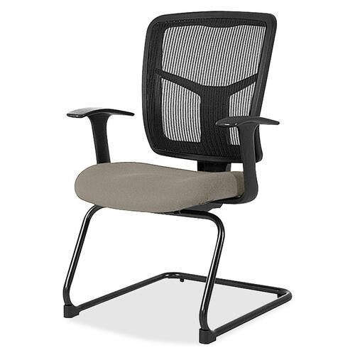 Lorell LLR8620251 ErgoMesh Series Mesh Back Guest Chair with Arms