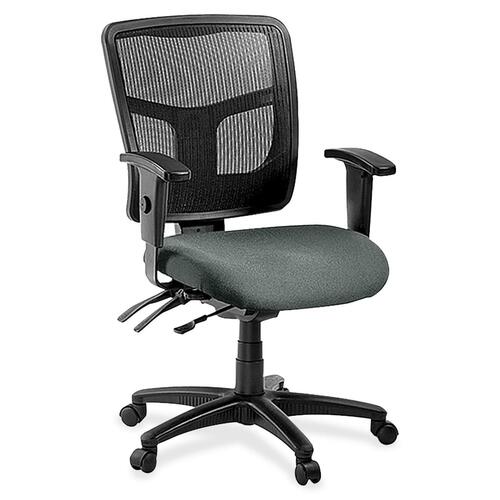 Lorell LLR8620132 ErgoMesh Series Managerial Mesh Mid-Back Chair