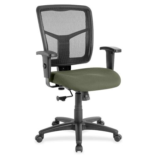 Lorell LLR8620985 Ergomesh Managerial Mesh Mid-back Chair