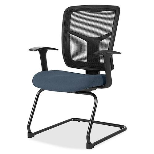 Lorell LLR8620284 ErgoMesh Series Mesh Back Guest Chair with Arms