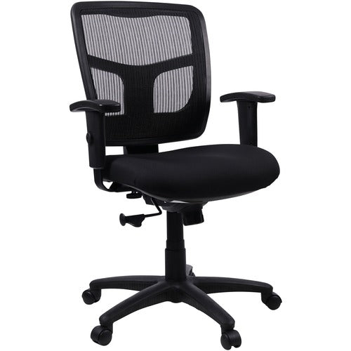 Lorell LLR86209 Ergomesh Managerial Mesh Mid-back Chair