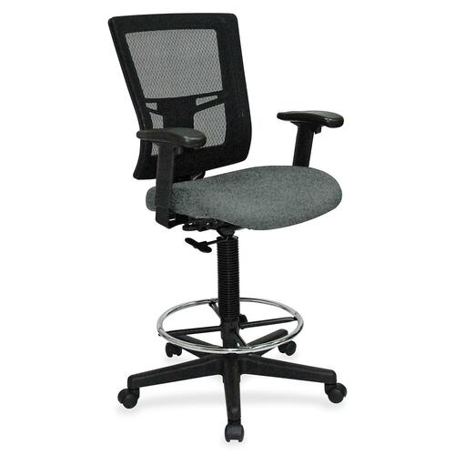 Lorell LLR4310032 Mesh Back Drafting Stool