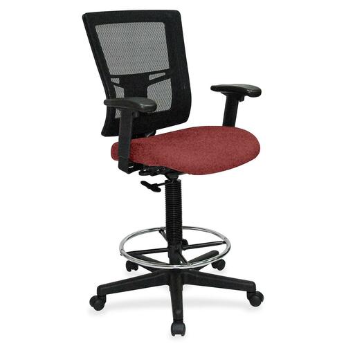 Lorell LLR4310088 Mesh Back Drafting Stool
