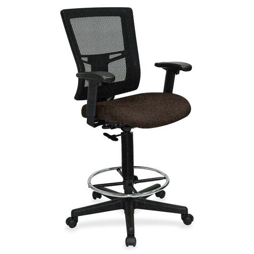 Lorell LLR4310041 Mesh Back Drafting Stool