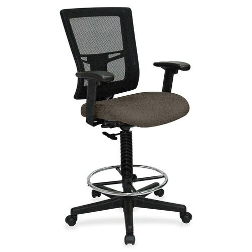 Lorell LLR4310086 Mesh Back Drafting Stool