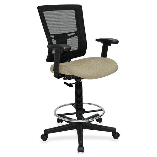 Lorell LLR4310045 Mesh Back Drafting Stool