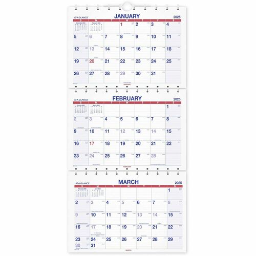 At-A-Glance AAGPMLF1128 Move-A-Page 3-Month Wall Calendar
