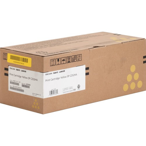 Ricoh RIC407656 SP C252HA Original Laser Toner Cartridge - Yellow - 1 Each