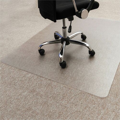 Floortex FLRECO113648EP Enhanced Polymer Rectangular Chair Mat for Carpets up to 3/8" - 36" x 48"