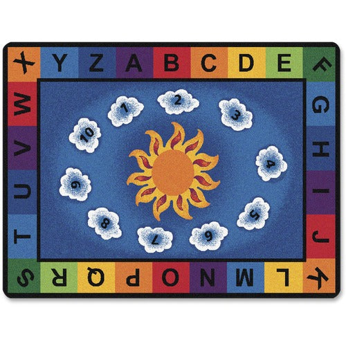 Carpets for Kids® CPT9400 Premium Sunny Day Learn/Play Rectangle Rug