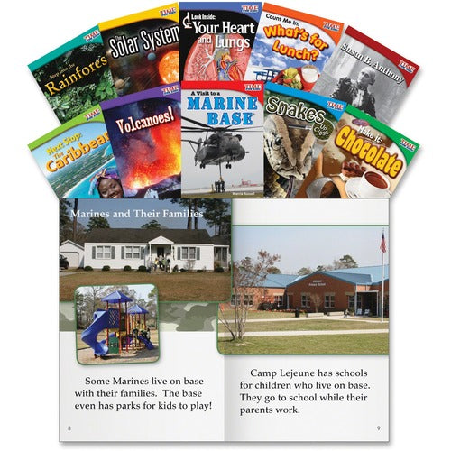 Shell Education SHL16105 TFK Early 3rd-grade 10-Book Set 3 Printed Book