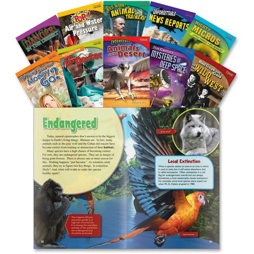 Shell Education SHL18254 TFK Challenging 5th-Grade Book Set 2 Printed Book