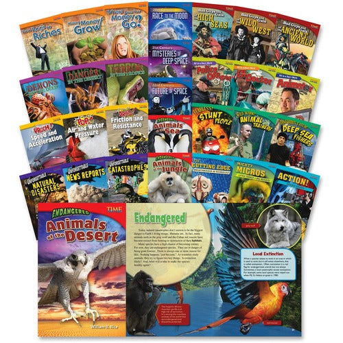 Shell Education SHL18385 Time for Kids Book Challenge Set Printed Book