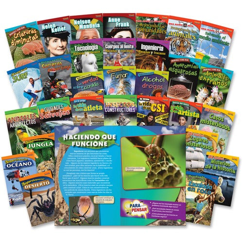 Shell Education SHL18386 TFK Advanced 4th-Grade Spanish 30-book Set Printed Book