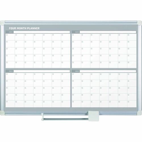MasterVision BVCGA05105830 4-Month Magnetic Dry-Erase Planner