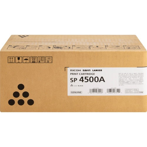 Ricoh RIC407319 SP 4500A Original LED Toner Cartridge - Black - 1 Each