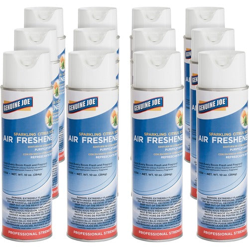Genuine Joe GJO10356CT Sparkling Citrus Air Freshener