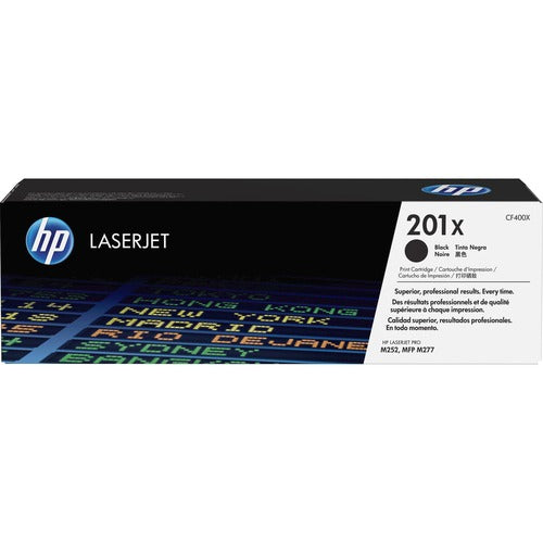 HP HEWCF400X 201X Original High Yield Laser Toner Cartridge - Black - 1 Each