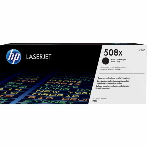 HP HEWCF360X 508X (CF360X) Original High Yield Laser Toner Cartridge - Single Pack - Black - 1 Each