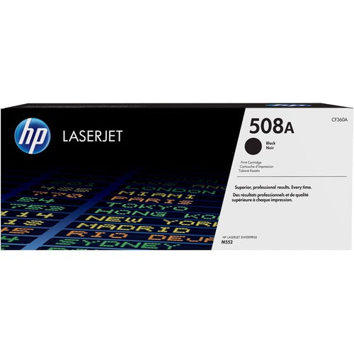 HP HEWCF360A 508A (CF360A) Original Laser Toner Cartridge - Single Pack - Black - 1 Each