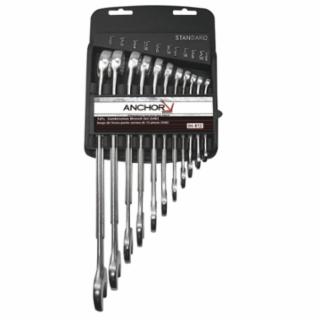 ANCHOR BRAND 04-812 12 Piece Combination Wrench Set (1/4-7/8")