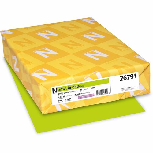 Exact Brights® WAU26791 Smooth Colored Paper - Green