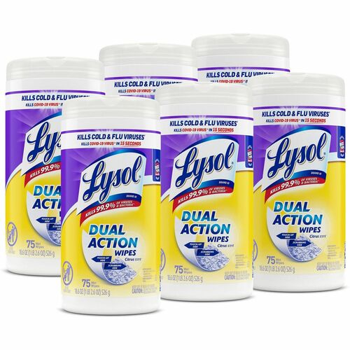 Lysol RAC81700CT Dual Action Wipes