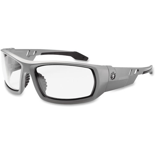 Ergodyne EGO50103 Fog-Off Clear Lens/Gray Frame Safety Glasses