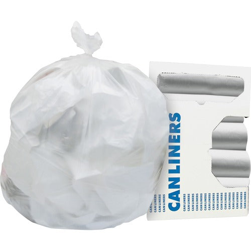 Heritage HERZ5845HNR01 Accufit 23-Gallon Can Liners - 23 Gal - 29" Width X 45" Length X 0.55 Mil (14 Micron) Thickness - High Density - Natural - 250/Carton - Can, Waste Disposal