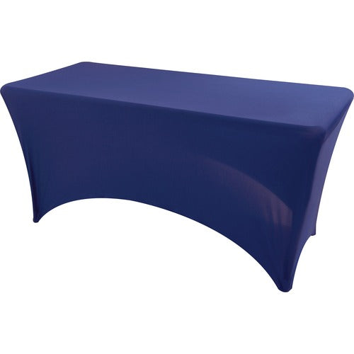 Iceberg ICE16526 Stretchable Fitted Table Cover - 1 Each - Fabricel - Blue