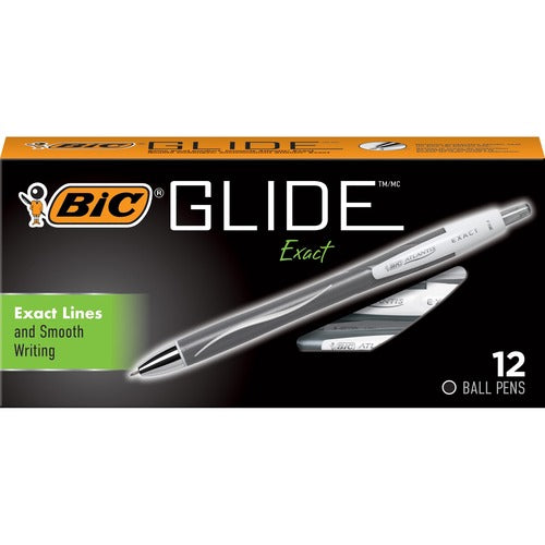 BIC BICVCGN11BK Glide Exact Retractable Ballpoint
