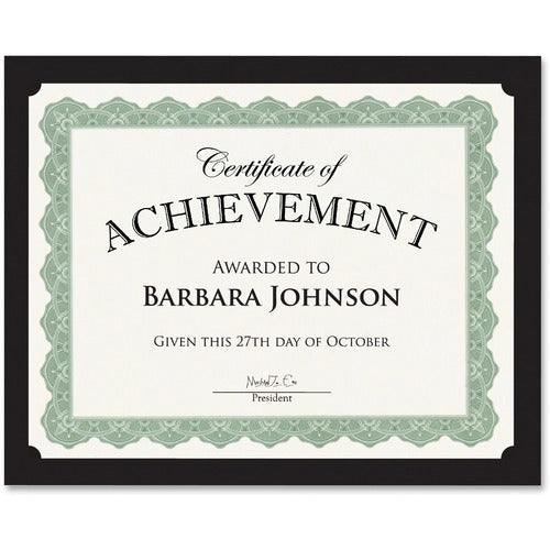 Geographics GEO47836 Geographics Certificate Holder - 10 / Pack - Black