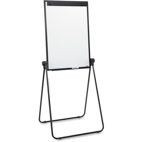 Lorell LLR55629 2-sided Dry-Erase Easel with Flip-Chart Clip