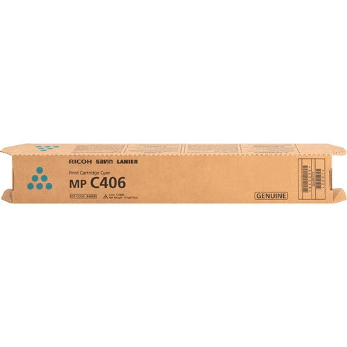 Ricoh RIC842092 Original Laser Toner Cartridge - Cyan - 1 Each