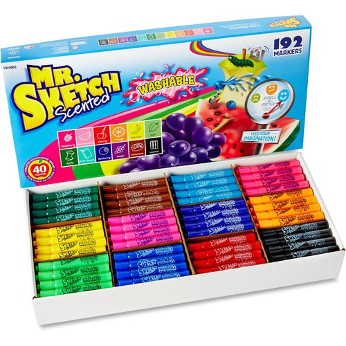 Mr. Sketch SAN1924063 Scented Washable Markers