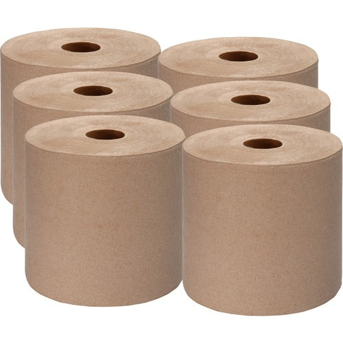 Genuine Joe GJO22800 Embossed Hardwound Roll Towels