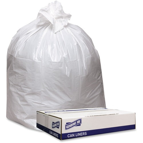 Genuine Joe GJO4046W Low Density White Can Liners