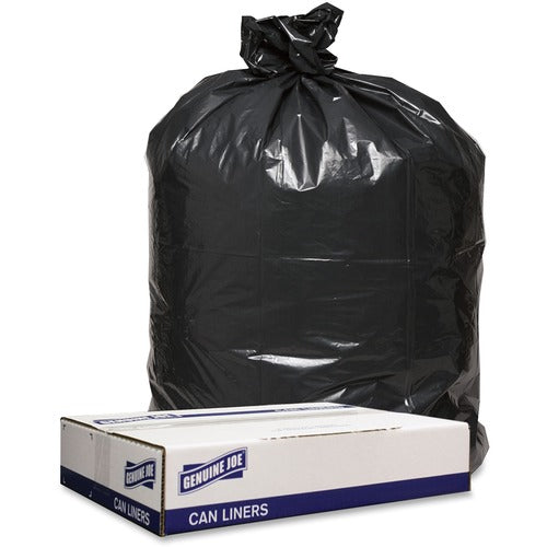Genuine Joe GJO98211 Low Density Black Can Liners