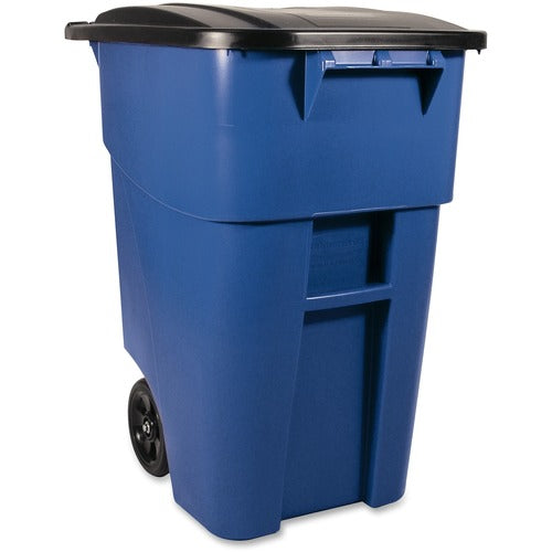 Rubbermaid Commercial RCP9W2700BE Brute Rollout Container with Lid