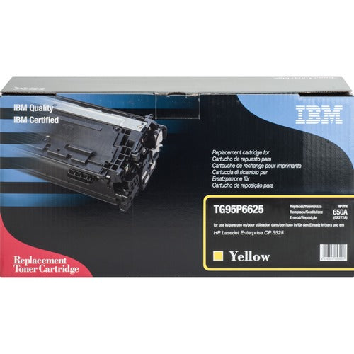IBM IBMTG95P6625 Remanufactured Toner Cartridge - Alternative For Hp (Ce272A) - Yellow - Laser - 15000 Page - 1 Each