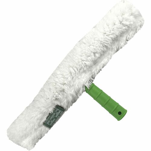 Unger UNGWC450CT Original Stripwasher Strip Pac - Hook & Loop Fastener - 18" Head - Plush, Synthetic Fabric - White, Green