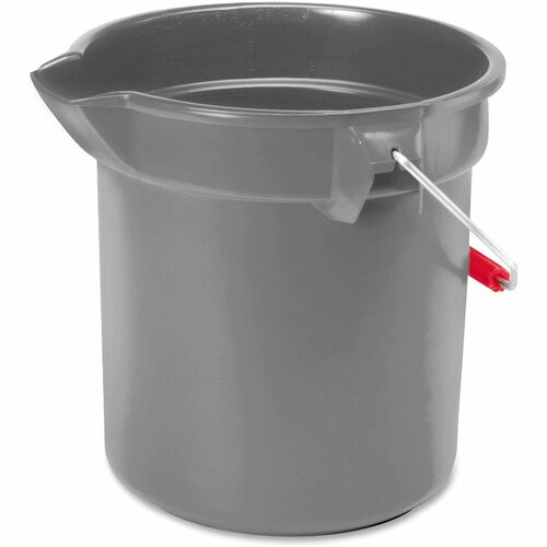 Rubbermaid Commercial RCP296300GYCT Brute 10-quart Utility Bucket