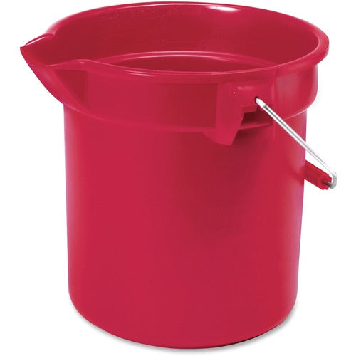 Rubbermaid Commercial RCP296300RDCT Brute 10-quart Utility Bucket