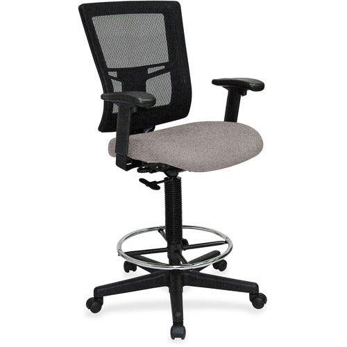 Lorell LLR43100071 Mesh Back Drafting Stool