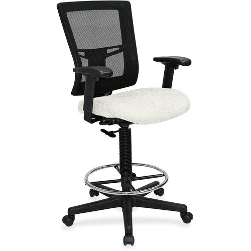 Lorell LLR43100103 Mesh Back Drafting Stool