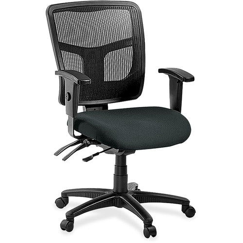 Lorell LLR86201076 ErgoMesh Series Managerial Mesh Mid-Back Chair