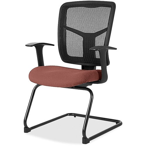 Lorell LLR86202106 ErgoMesh Series Mesh Back Guest Chair with Arms