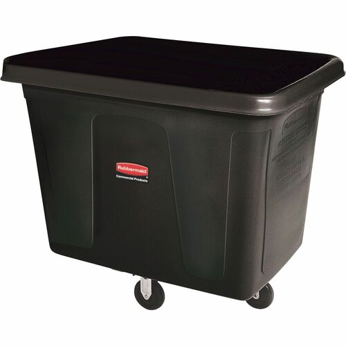 Rubbermaid Commercial RCP460800BK 300-lb Capacity Cube Truck