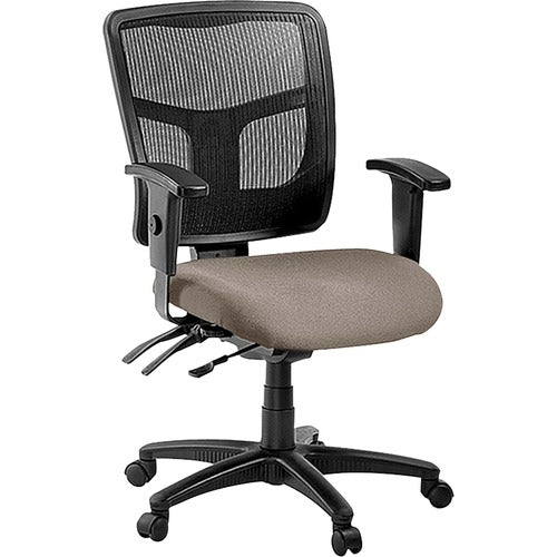 Lorell LLR86201008 ErgoMesh Series Managerial Mesh Mid-Back Chair