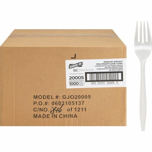 Genuine Joe GJO20005 Individually Wrapped Fork